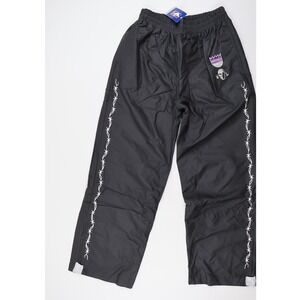 Warren Lotas Sacramento Kings NBA Track Pants Black Barbed Wire Medium NWT